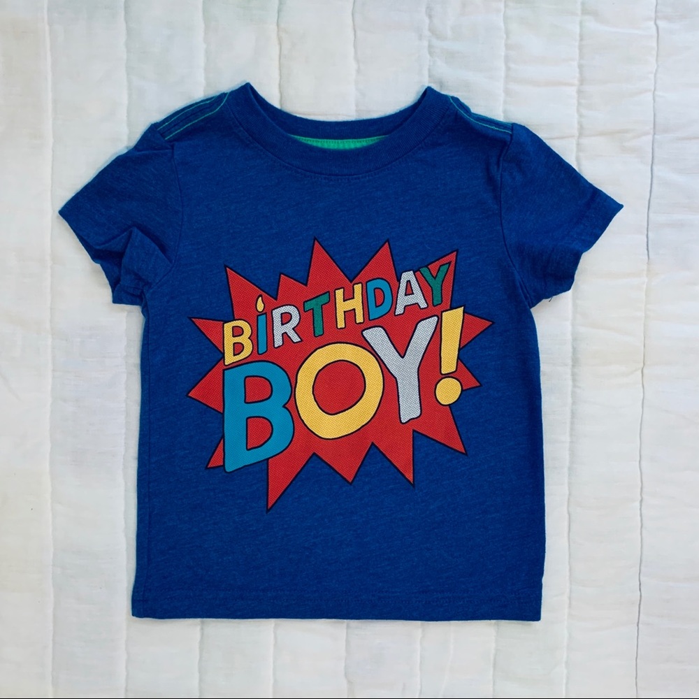 Cat & Jack Birthday Boy Pop Art Tee 12M